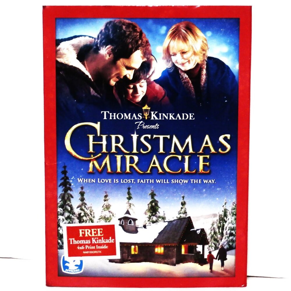 THOMAS KINKADE CHRISTMAS MIRACLE DVD Allison Hossack, Aaron Pearl, Dan Payne